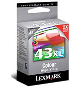 Lexmark #43XL Color Print Cartridge (18YX143BR)